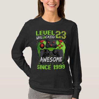 23 jaar oude gamer Man sinds 1999 Geweldige T-shirt