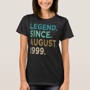 23 jaar oude geschenken sinds de geboorte van augu t-shirt