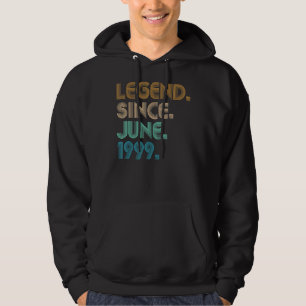 23 jaar oude legering sinds juni 1999 23e dag Vint Hoodie