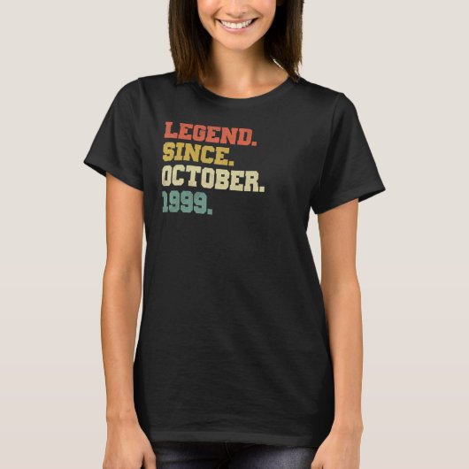 23 jaar oude leggende sinds november 1999 23e gebo t-shirt (Voorkant)