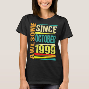23 jaar oude leggende sinds oktober 1999 23e geboo t-shirt