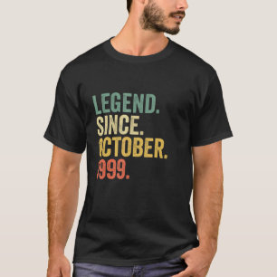 23 jaar oude leggende sinds oktober 1999 23e geboo t-shirt