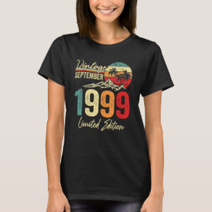 23 jaar oude Vintage september 1999 23e T-shirt