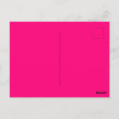 23 jaar verjaardag HEERLIJKE VERJAARDAG Roze Briefkaart (Achterkant)