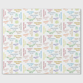 23 januari, cadeaupapier voor cadeautjes (Vlak)