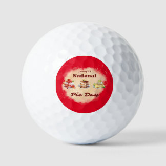 23 januari Nationale Pie Dag Golfballen