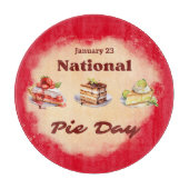 23 januari Nationale Pie Dag Snijplank (Voorkant)