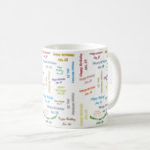 23 januari Verjaardagsmok Koffiemok (Voorkant rechts)