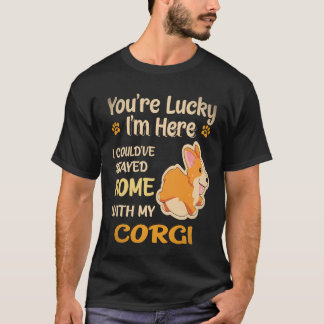 23 Jij Bent Gelukkig Corgi T-shirt