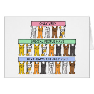 23 juli Cartoon Katten