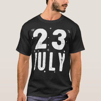 23 juli Speciale voorvallen van de partij Jubileum T-shirt