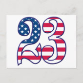 23 Leeftijd USA Briefkaart (Voorkant)