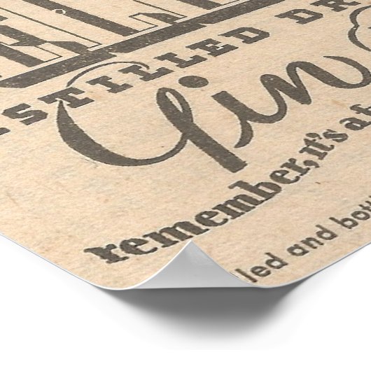 23 maart 1935 Ad Dixie Belle Gin Poster (Hoek)