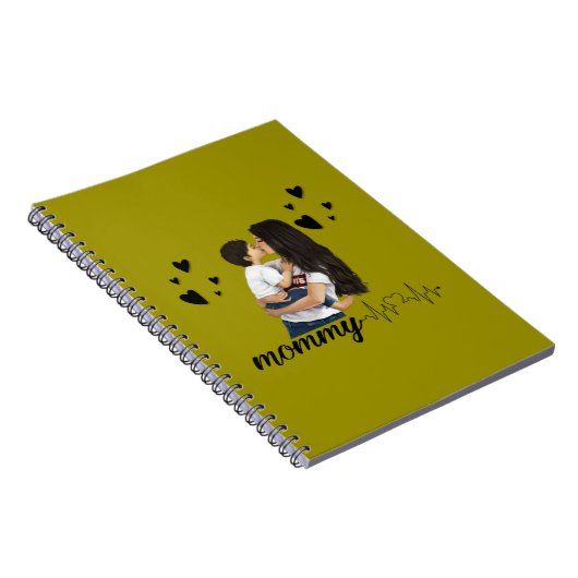 23.moederdag cadeautjes, geboortecijfers voor moed notitieboek (Rechterzijde)