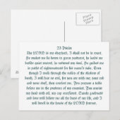 23 Psalm Briefkaart (Voorkant / Achterkant)