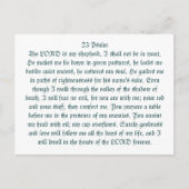 23 Psalm Briefkaart (Voorkant)