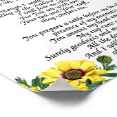 23 Psalm, De Heer is mijn herder Poster (Hoek)