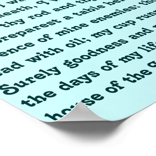 23 Psalm Poster (Hoek)