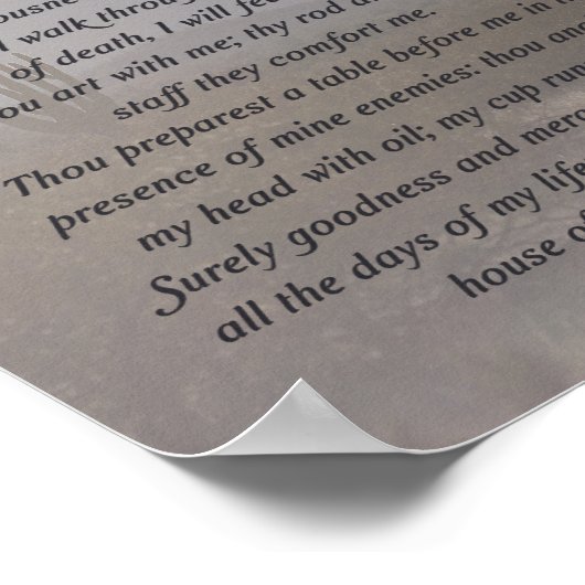 23 Psalm Poster (Hoek)