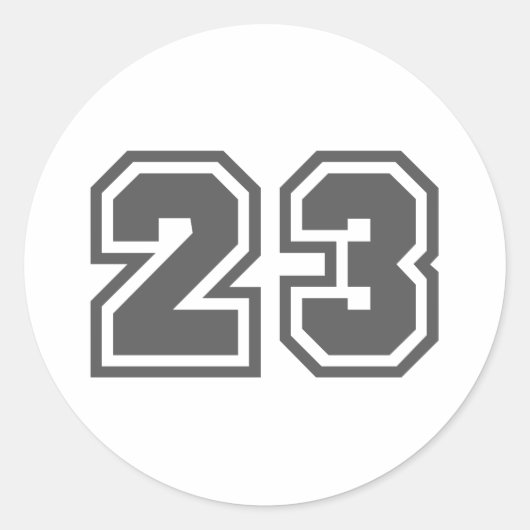 23 RONDE STICKER (Voorkant)