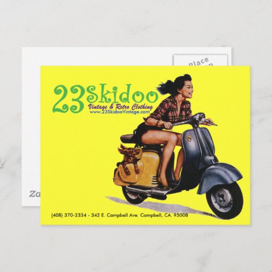 23 SkiPostcard Briefkaart (Voorkant / Achterkant)