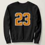 #23 Sportsweatshirt –  print Trui<br><div class="desc">Casual sportsweatshirt met aanpasbaar nummer 23! [Alt-text: Relaxed-fit hoodie met vet jersey-style nummer, optionele naam / tekst en geribbelde manchetten.] Zachte katoen / poly mix. Perfect voor sporters, fans of streetwear. Snelle verzending! Dames maten XS-XXL. Coördineert met bijpassende joggers. Machine wasbaar. Geweldig voor speeldagen, trainingen of gezellige weekenden. Personaliseer met...</div>