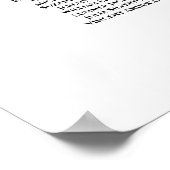 23 Tabel Ivoor White Floral Wedding Seating Chart Poster (Hoek)