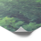 23 Tafel Groene Bergpine Bindende Zitkaart Poster (Hoek)