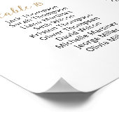 23 Tafels Vind je plaats zitplaatsindeling plan Poster (Hoek)