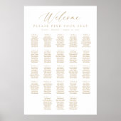 23 Tafels Welkom Zitplaatskaart Poster (Voorkant)