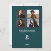 23 Vet Jaar Kerstboom Corporate Vakantie Kaart (Achterkant)