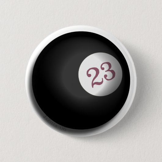 23 Vier bladluiken Ronde Button 5,7 Cm (Voorkant)