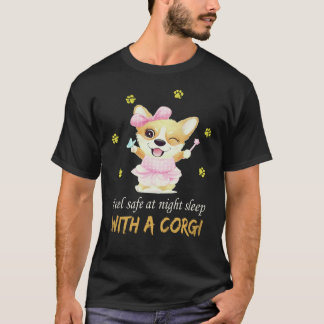 23 Voel je veilig 's nachts Slaap met een Corgi T-shirt