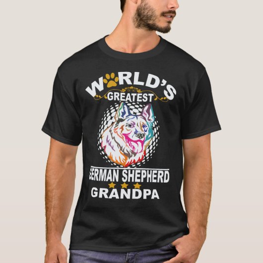 23 Werelds Grootste Duitse Herders Opa Duitse T-shirt (Voorkant)