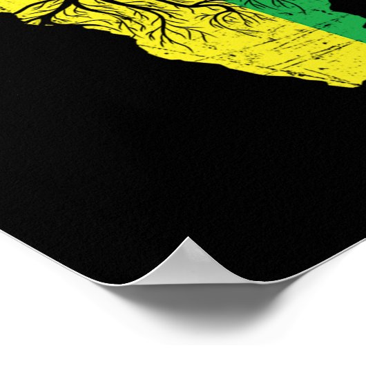 23 Zwarte Geschiedenis Maand Afrikaanse Pride Appa Poster (Hoek)