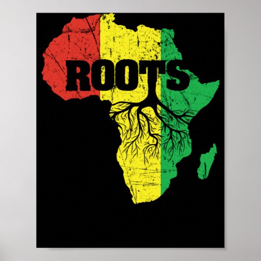 23 Zwarte Geschiedenis Maand Afrikaanse Pride Appa Poster (Voorkant)