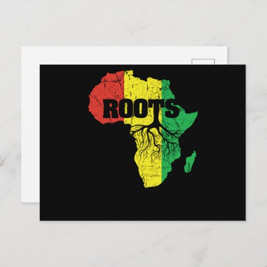 23 Zwarte Geschiedenis Maand Afrikaanse Pride Appa Uitnodiging Briefkaart (Voorkant / Achterkant)