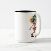 23A Dollz by: Svace - Series 01 Tweekleurige Koffiemok (Voorkant rechts)