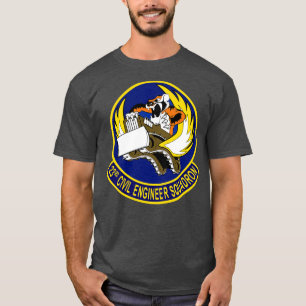 23d Civiele Ingenieur Squadron wo Txt T-shirt
