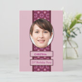 23e Afbeelding en naam van de partij van de geboor Kaart (Staand voorkant)