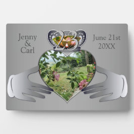 23e bruiloft Jubileum Foto Claddaugh Fotoplaat