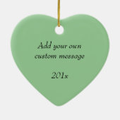 23e bruiloft Jubileum Foto Keramisch Ornament (Achterkant)