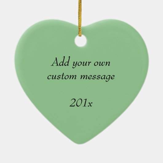 23e bruiloft Jubileum Foto Keramisch Ornament (Achterkant)