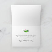 23e bruiloft Jubileum, twee erwten in een pod, har Kaart (Binnen)