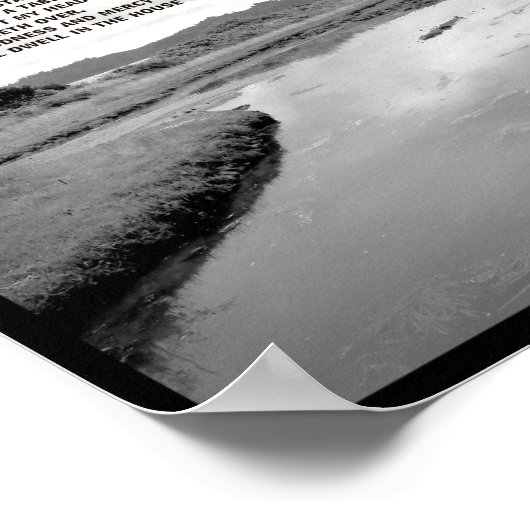 23e foto van psalm landschap poster (Hoek)