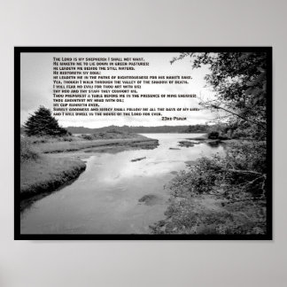 23e foto van psalm landschap poster
