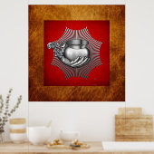 23e graad: Ridder van Moed Poster (Keuken)