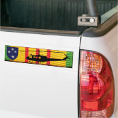 23e Infanterie Div. UH-1 Huey VSM Bumpersticker (Op Truck)