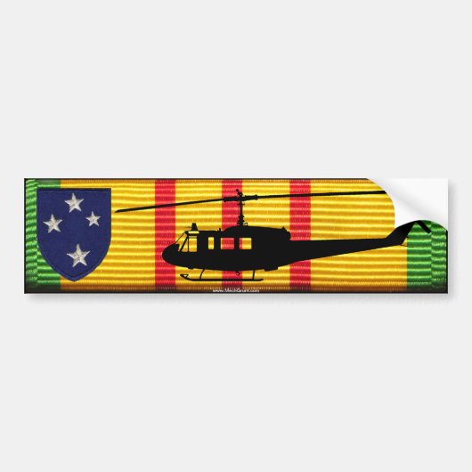 23e Infanterie Div. UH-1 Huey VSM Bumpersticker (Voorkant)