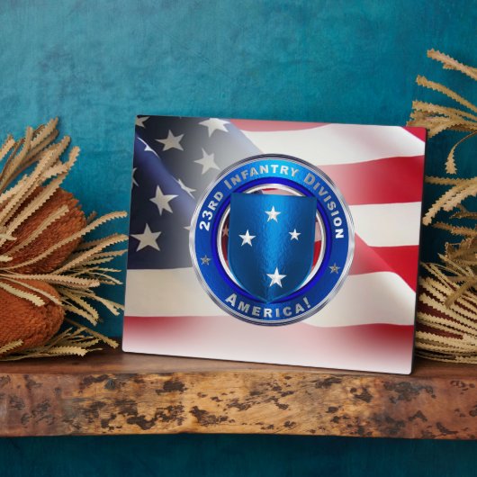 23e Infanteriedivisie “America!” Fotoplaat (Zijkant)